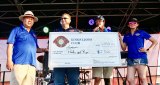 Kings Lions members donated $2,500 to the Lemoore Recreation Department Saturday during its annually Kings Brewfest, back to Lemoore after a year's absence.